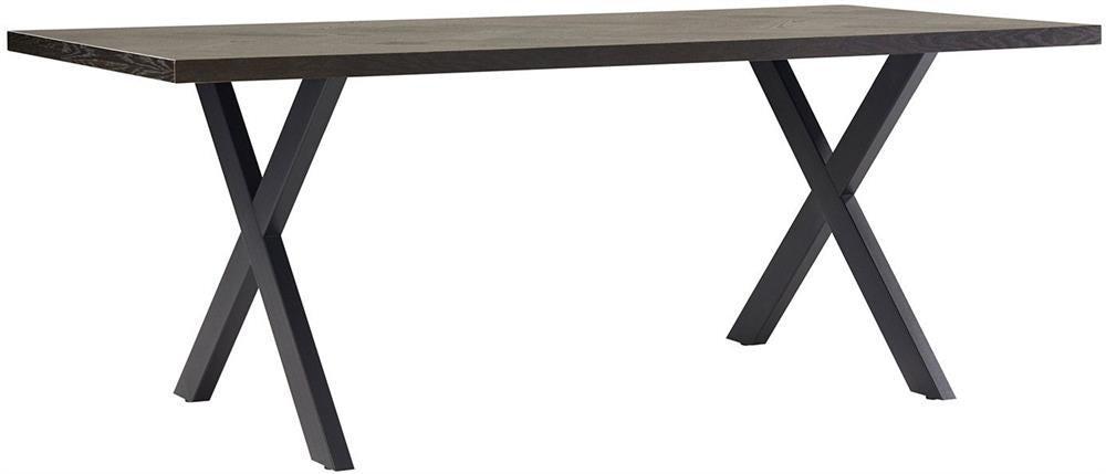 Kitchen Table Rowan | size: Length: 90cm, Width: 200cm, Height: 75cm | color: Brown | image: 2 | variant: 1006524