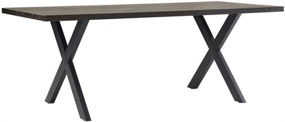 Kitchen Table Rowan | size: Length: 90cm, Width: 200cm, Height: 75cm | color: Brown | image: 2 | variant: 1006524