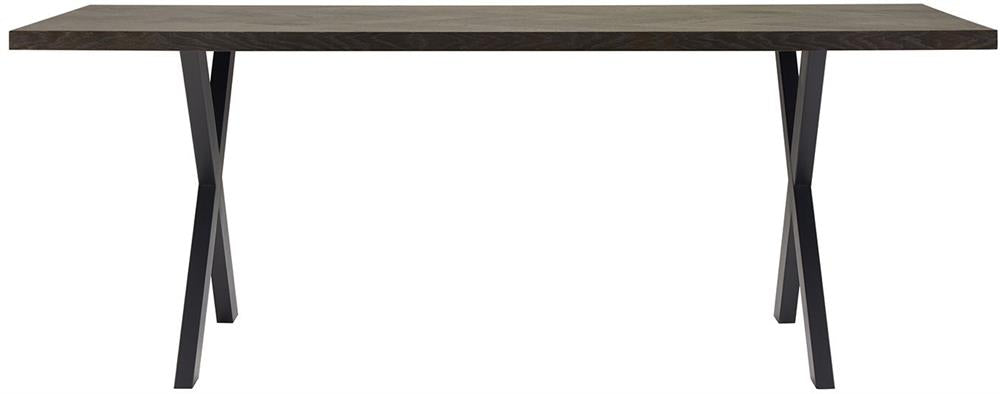 Kitchen Table Rowan | size: Length: 90cm, Width: 200cm, Height: 75cm | color: Brown | image: 3 | variant: 1006524