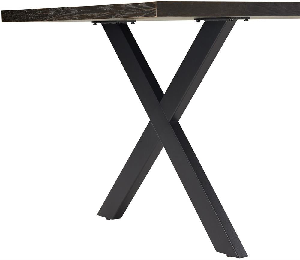 Kitchen Table Rowan | size: Length: 90cm, Width: 200cm, Height: 75cm | color: Brown | image: 6 | variant: 1006524