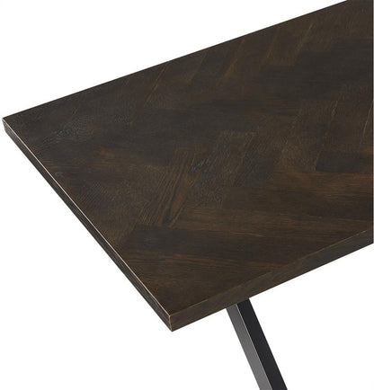 Kitchen Table Rowan | size: Length: 90cm, Width: 200cm, Height: 75cm | color: Brown | image: 7 | variant: 1006524