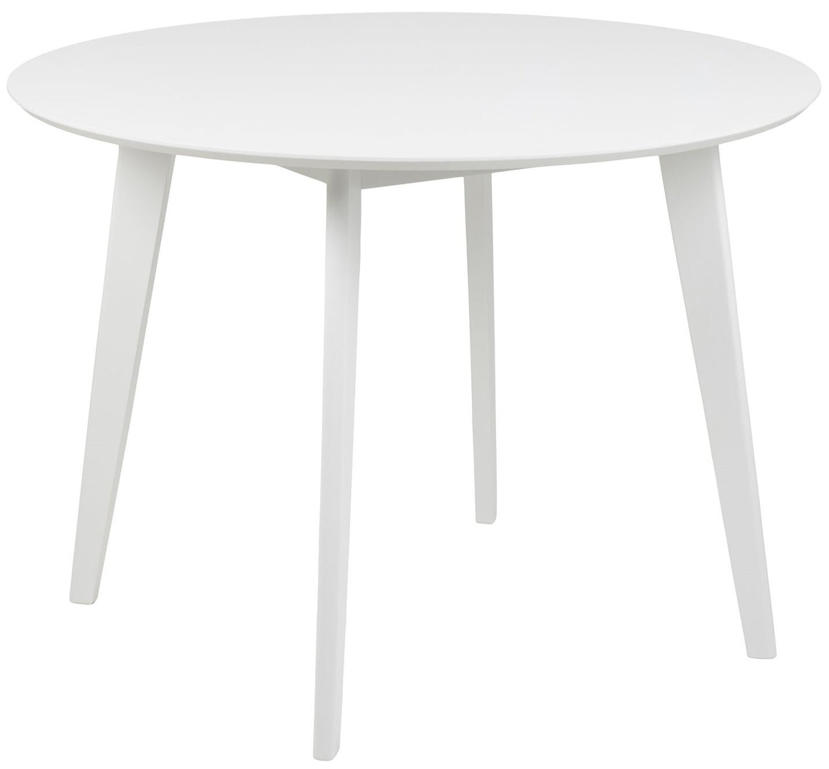 Kitchen Table Roxby | size: Length: 105cm, Width: 105cm, Height: 76cm, Diameter: 105cm | color: White | image: 1 | variant: 1006496