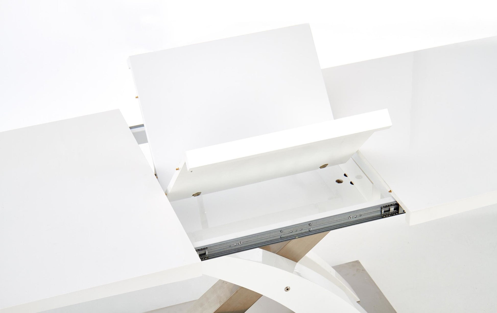 Kitchen Table Sandor | size: Length: 90cm, Width: 220cm, Height: 77cm | color: White | image: 6 | variant: 1006469