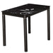 Kitchen Table Scunthorpe | size: Length: 60cm, Width: 80cm, Height: 75cm | color: Black | image: 1 | variant: 1004328
