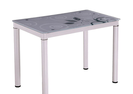 Kitchen Table Scunthorpe | size: Length: 60cm, Width: 80cm, Height: 75cm | color: White | image: 1 | variant: 1004327