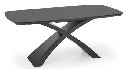 Kitchen Table Silvestro | size: Length: 89cm, Width: 220cm, Height: 75cm | color: Black/Grey | image: 1 | variant: 1012582