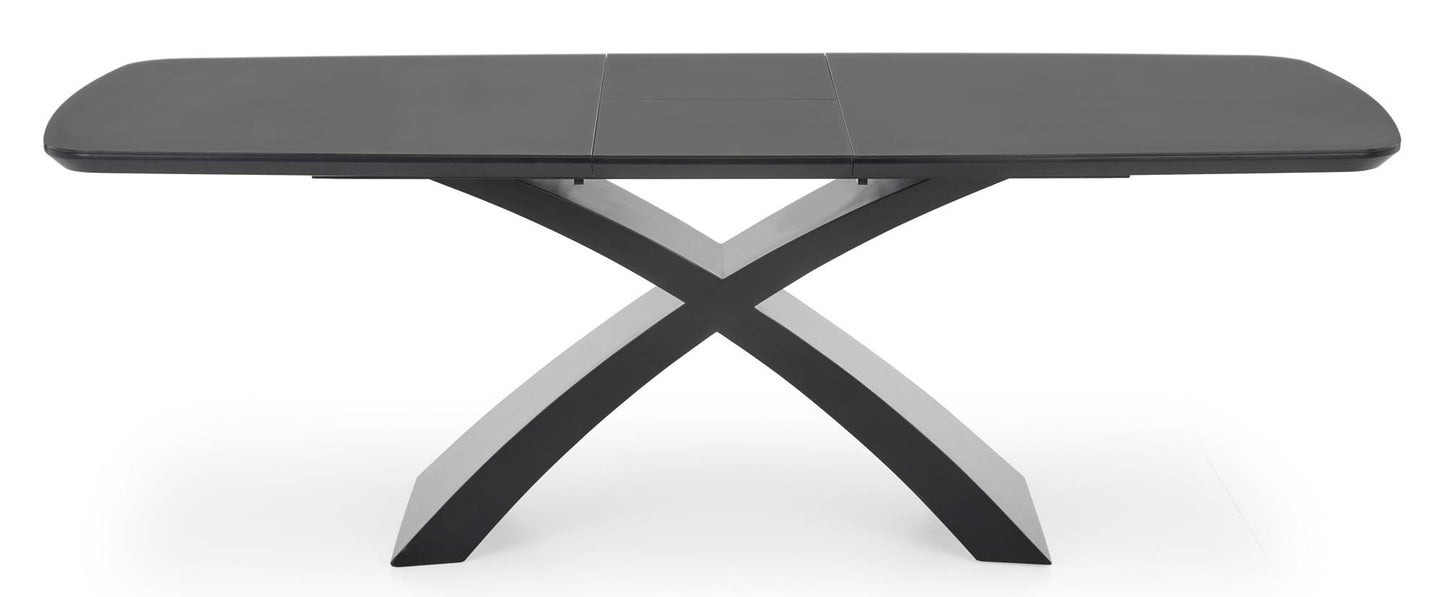 Kitchen Table Silvestro | size: Length: 89cm, Width: 220cm, Height: 75cm | color: Black/Grey | image: 3 | variant: 1012582
