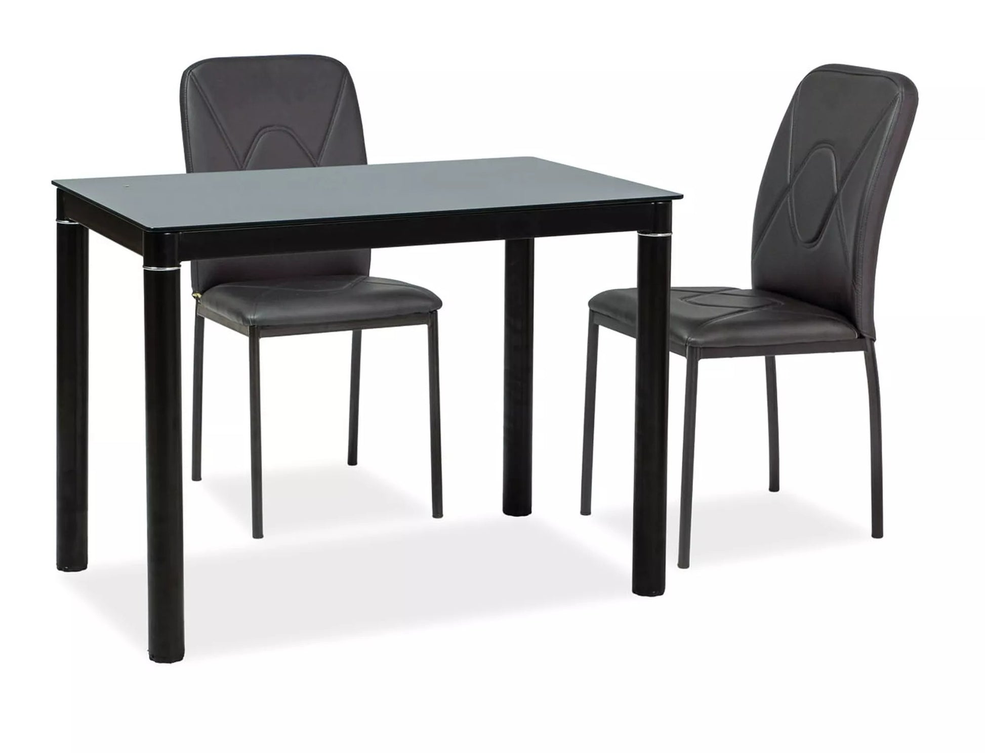 Kitchen Table Solihull | size: Length: 60cm, Width: 100cm, Height: 75cm | color: Black | image: 1 | variant: 1004334