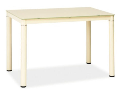 Kitchen Table Solihull | size: Length: 60cm, Width: 100cm, Height: 75cm | color: Cream color | image: 1 | variant: 1004332