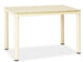 Kitchen Table Solihull | size: Length: 60cm, Width: 100cm, Height: 75cm | color: Cream color | image: 1 | variant: 1004332