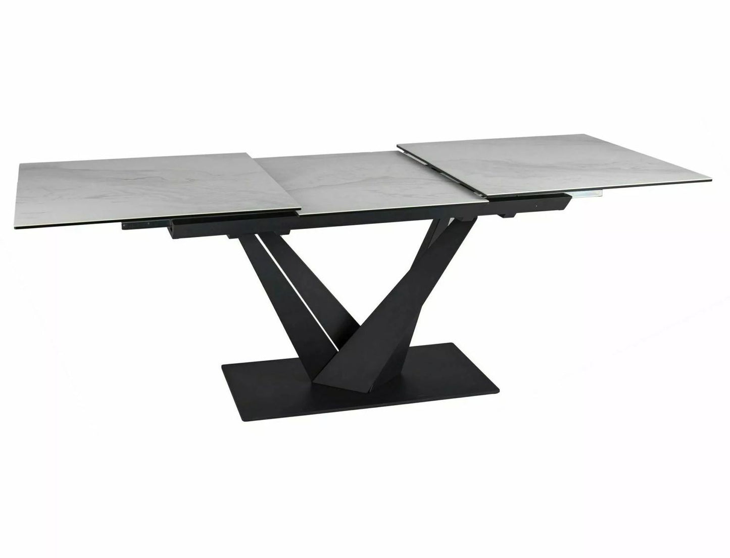 Kitchen Table Sorento 2 | size: Length: 90cm, Width: 220cm, Height: 76cm | color: White | image: 3 | variant: 1017932