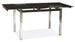 Kitchen Table South Shields | size: Length: 74cm, Width: 170cm, Height: 75cm | color: Black | image: 1 | variant: 1004337