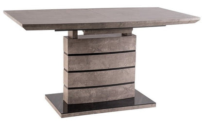 Kitchen Table Southend | size: Length: 80cm, Width: 180cm, Height: 76cm | color: Black/Grey | image: 1 | variant: 1004345