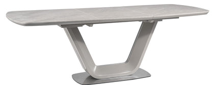 Kitchen Table Swindon | size: Length: 90cm, Width: 220cm, Height: 76cm | color: Gray | image: 3 | variant: 1004355
