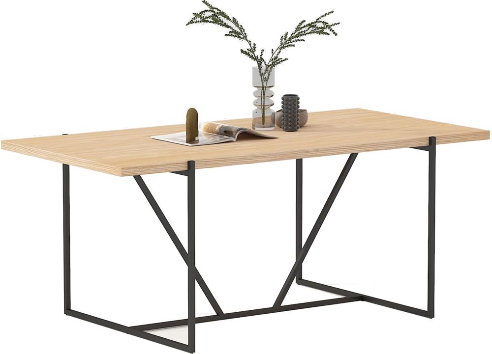 Kitchen Table Thun | size: Length: 90cm, Width: 160cm, Height: 75cm | color: Oak | image: 1 | variant: 1006000