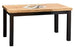 Kitchen Table Tiago | size: Length: 80cm, Width: 220cm, Height: 76cm | color: Black/Oak | image: 1 | variant: 1006413
