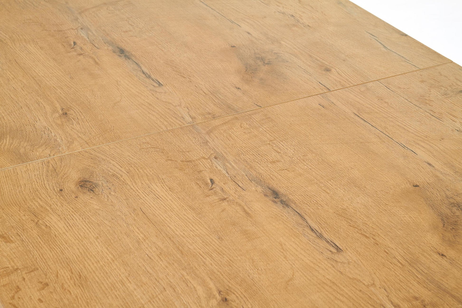 Kitchen Table Tiago | size: Length: 80cm, Width: 220cm, Height: 76cm | color: White/Oak | image: 6 | variant: 1006412