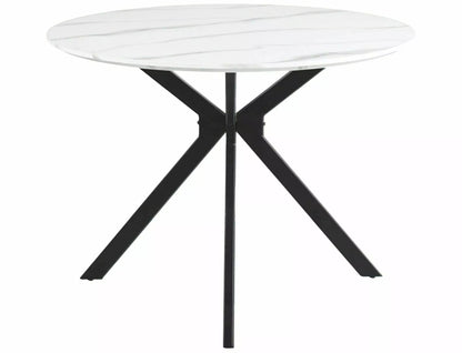 Kitchen Table Torquay | size: Length: 100cm, Width: 100cm, Height: 76cm, Diameter: 100cm | color: White | image: 1 | variant: 1004357
