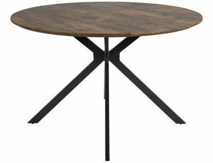Kitchen Table Torquay | size: Length: 120cm, Width: 120cm, Height: 76cm, Diameter: 120cm | color: Brown | image: 1 | variant: 1004363