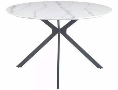 Kitchen Table Torquay | size: Length: 120cm, Width: 120cm, Height: 76cm, Diameter: 120cm | color: White | image: 1 | variant: 1004362