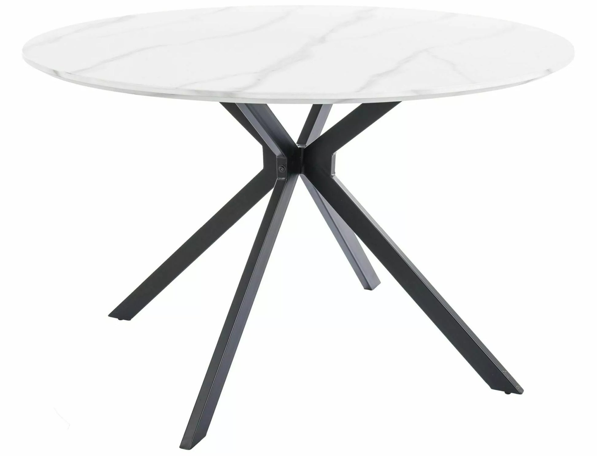 Kitchen Table Torquay | size: Length: 120cm, Width: 120cm, Height: 76cm, Diameter: 120cm | color: White | image: 2 | variant: 1004362