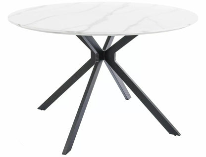 Kitchen Table Torquay | size: Length: 120cm, Width: 120cm, Height: 76cm, Diameter: 120cm | color: White | image: 2 | variant: 1004362