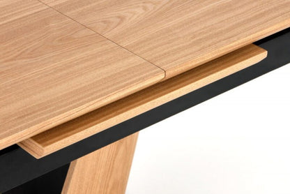 Kitchen Table Umberto 1 | size: Length: 90cm, Width: 200cm, Height: 77cm | color: Oak | image: 2 | variant: 1012812