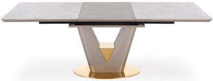 Kitchen Table Valentino | size: Length: 90cm, Width: 220cm, Height: 76cm | color: Gray | image: 2 | variant: 1016883