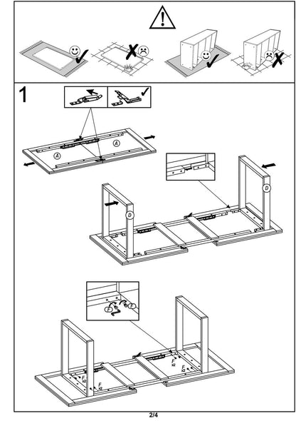 Kitchen Table Venom | size: Length: 85cm, Width: 185cm, Height: 74cm | color: Black/Oak | image: 9 | variant: 1011251