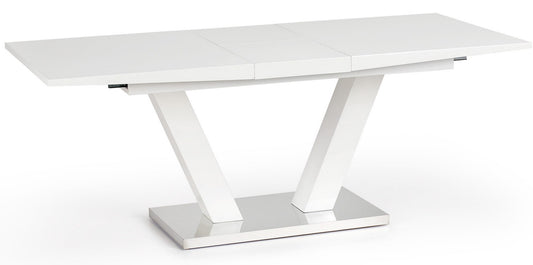 Kitchen Table Vision | size: Length: 90cm, Width: 200cm, Height: 76cm | color: White | image: 1 | variant: 1011288