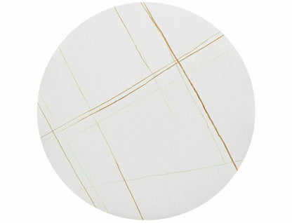 Kitchen Table Walsall | size: Length: 80cm, Width: 80cm, Height: 75cm, Diameter: 80cm | color: White/Black | image: 1 | variant: 1004365