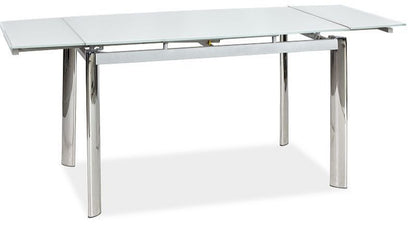 Kitchen Table West Casablanca | size: Length: 80cm, Width: 180cm, Height: 76cm | color: White | image: 2 | variant: 1007668