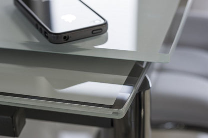 Kitchen Table West Casablanca | size: Length: 80cm, Width: 180cm, Height: 76cm | color: White | image: 4 | variant: 1007668