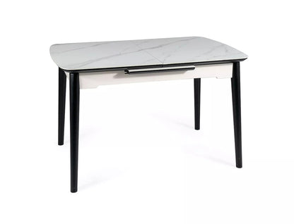 Kitchen Table West Cologne | size: Length: 80cm, Width: 160cm, Height: 76cm | color: White | image: 1 | variant: 1007953