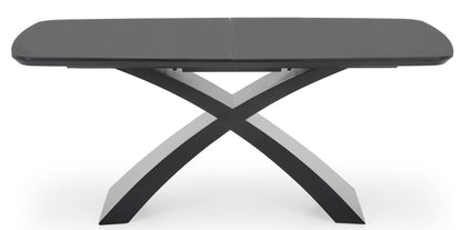 Kitchen Table West Dartford | size: Length: 89cm, Width: 220cm, Height: 75cm | color: Black/Grey | image: 2 | variant: 1007270