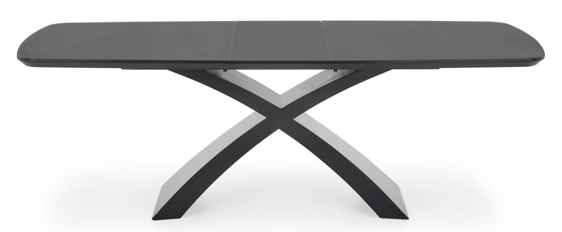 Kitchen Table West Dartford | size: Length: 89cm, Width: 220cm, Height: 75cm | color: Black/Grey | image: 3 | variant: 1007270