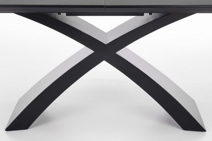 Kitchen Table West Dartford | size: Length: 89cm, Width: 220cm, Height: 75cm | color: Black/Grey | image: 8 | variant: 1007270