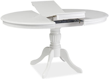 Kitchen Table West Deal | size: Length: 106cm, Width: 141cm, Height: 76cm, Diameter: 106cm | color: White | image: 3 | variant: 1007773