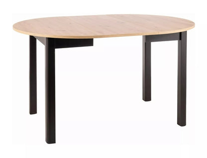 Kitchen Table West Delhi | size: Length: 102cm, Width: 144cm, Height: 75cm, Diameter: 102cm | color: Oak | image: 1 | variant: 1007962