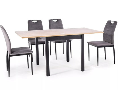 Kitchen Table West Detroit | size: Length: 80cm, Width: 160cm, Height: 78cm, Diameter: 80cm | color: Oak | image: 2 | variant: 1007966