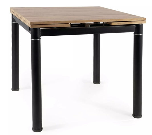 Kitchen Table West Durban | size: Length: 80cm, Width: 131cm, Height: 75cm, Diameter: 80cm | color: Oak | image: 0 | variant: 1007969