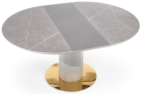 Kitchen Table West Helsinki | size: Length: 120cm, Width: 160cm, Height: 76cm | color: Gray | image: 1 | variant: 1007500