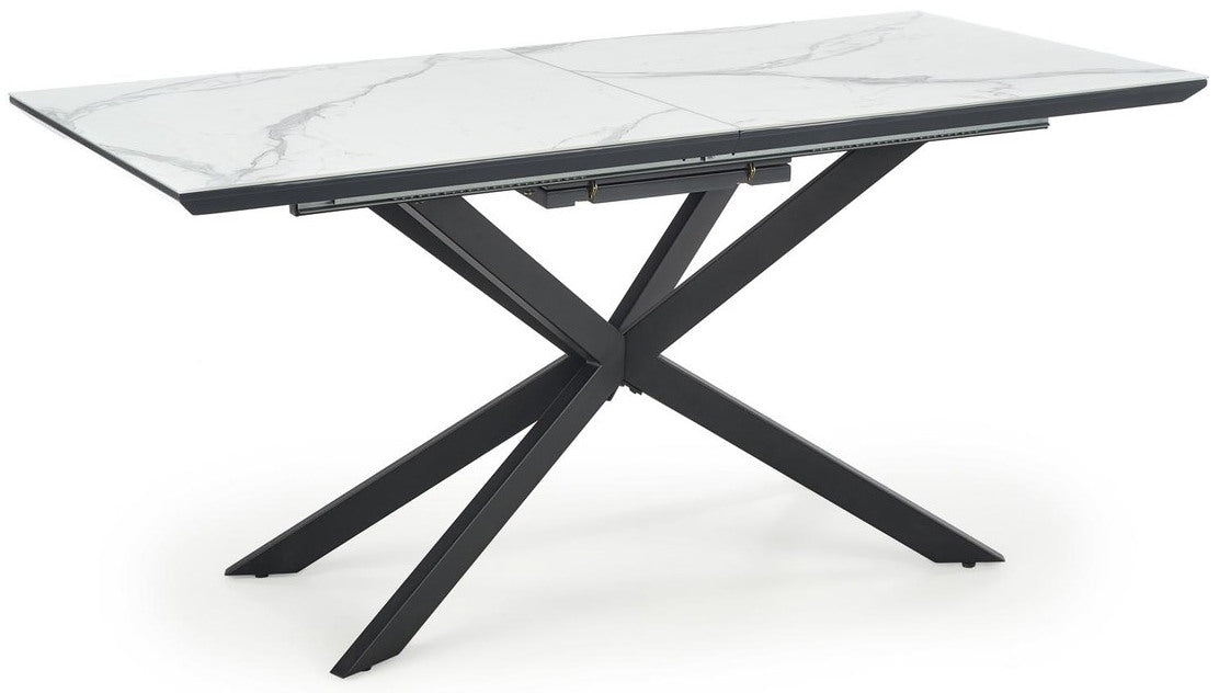 Kitchen Table West Roskilde | size: Length: 90cm, Width: 200cm, Height: 76cm | color: White/Black | image: 1 | variant: 1007499