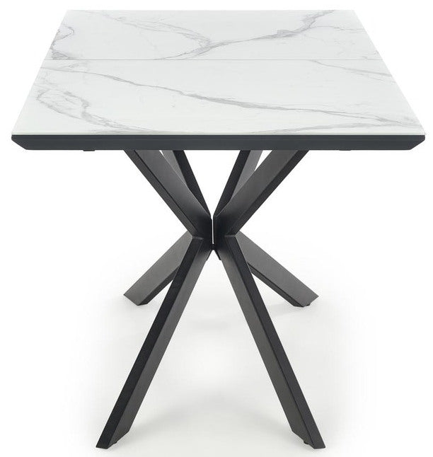 Kitchen Table West Roskilde | size: Length: 90cm, Width: 200cm, Height: 76cm | color: White/Black | image: 3 | variant: 1007499