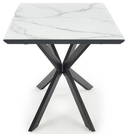 Kitchen Table West Roskilde | size: Length: 90cm, Width: 200cm, Height: 76cm | color: White/Black | image: 3 | variant: 1007499