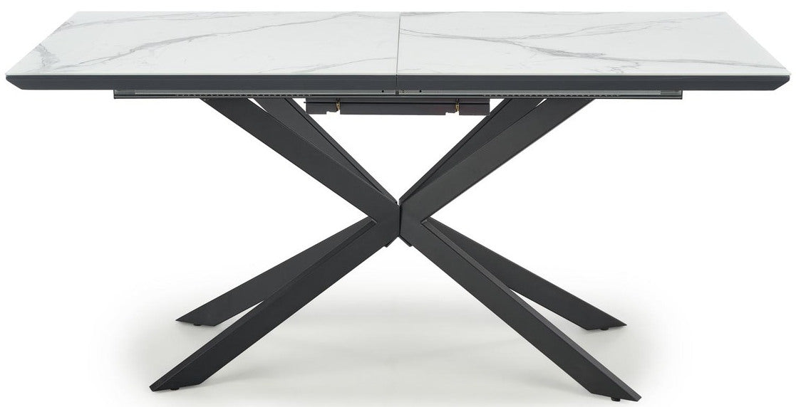 Kitchen Table West Roskilde | size: Length: 90cm, Width: 200cm, Height: 76cm | color: White/Black | image: 5 | variant: 1007499