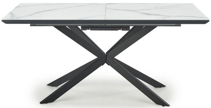 Kitchen Table West Roskilde | size: Length: 90cm, Width: 200cm, Height: 76cm | color: White/Black | image: 5 | variant: 1007499