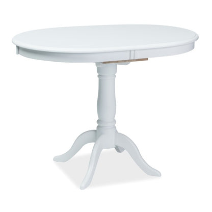 Kitchen Table West Seville | size: Length: 70cm, Width: 129cm, Height: 75cm | color: White | image: 1 | variant: 1007680