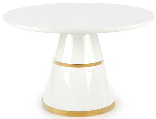 Kitchen Table West Tampere | size: Length: 120cm, Width: 120cm, Height: 76cm, Diameter: 120cm | color: White | image: 1 | variant: 1007502