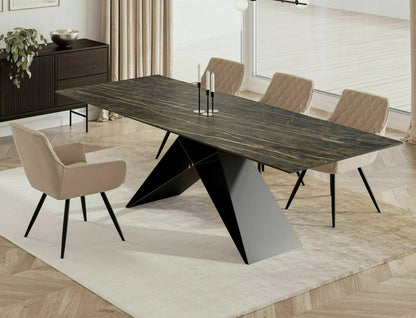 Kitchen Table Westin | size: Length: 90cm, Width: 240cm, Height: 77cm | color: Black | image: 2 | variant: 1006661